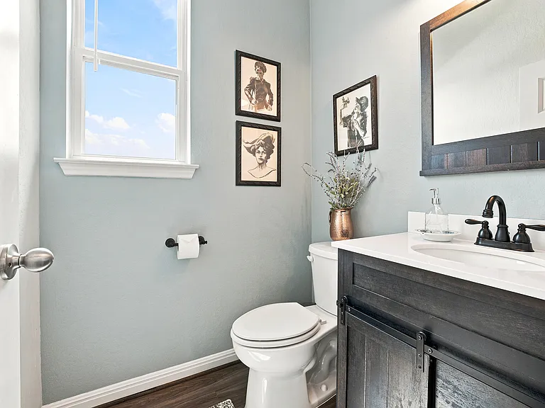 Downstairs half bathroom
