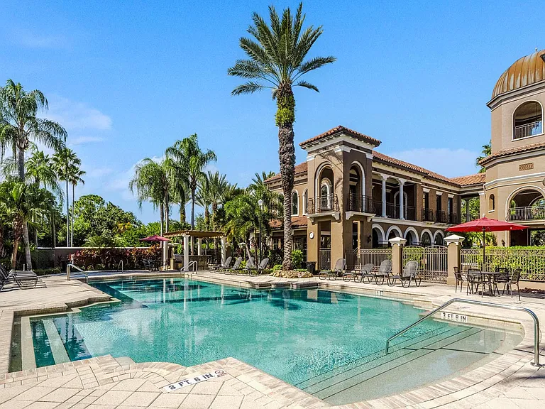Resort pool oasis