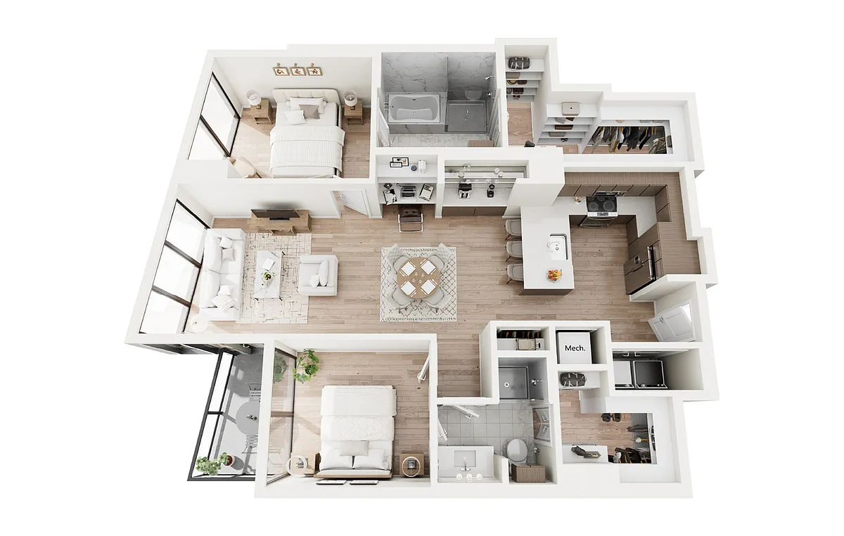 Floor plan B3