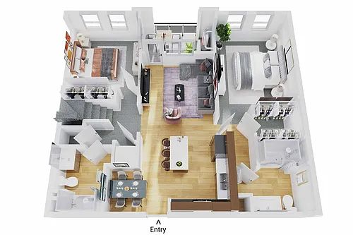 Floor plan B3