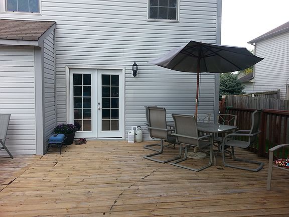 Large back deck