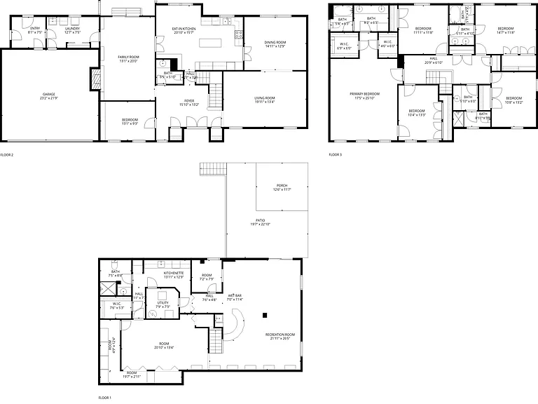Whole house floor plan