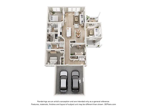 Floor plan Dartmouth III w/ Side Sunroom