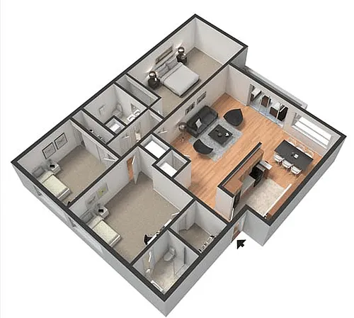 Floor plan Plan N