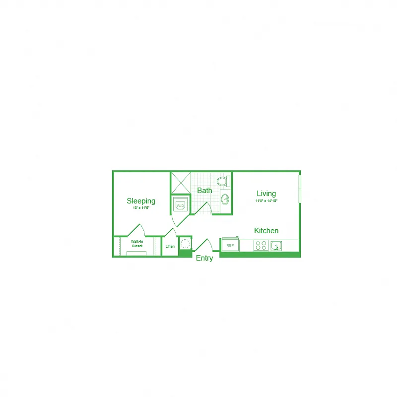 Floor plan Studio S1.3