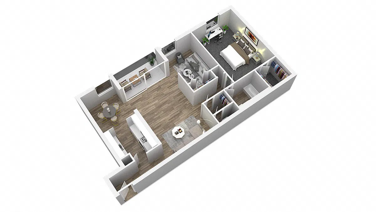 Floor plan A5 Oak
