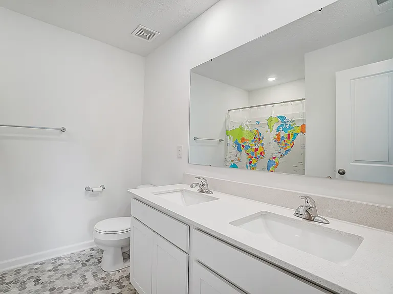 shared full bath upstairs