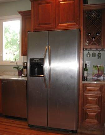 Wine Rack in Kitchen