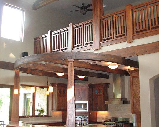Kitchen with Loft above