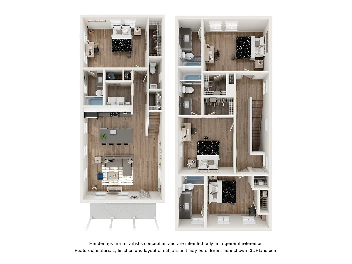 Floor plan Dogwood - Furnished