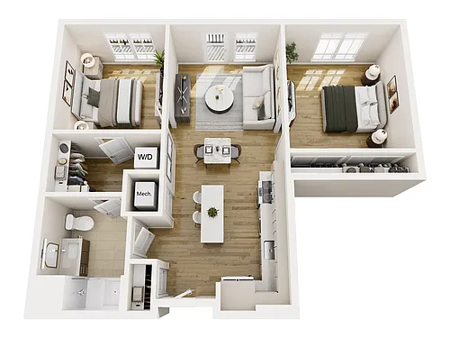 Floor plan B6