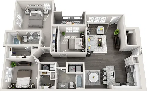 Floor plan C1