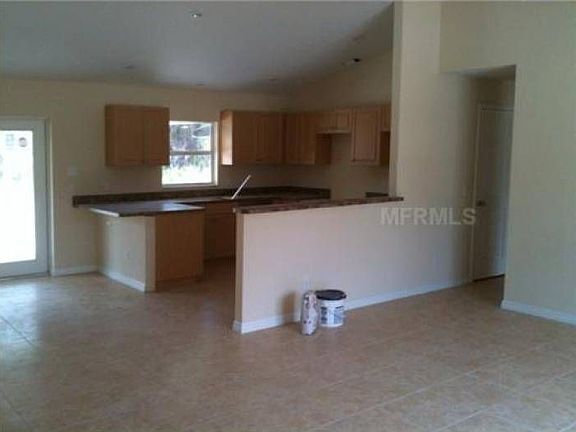 kitchen & living room