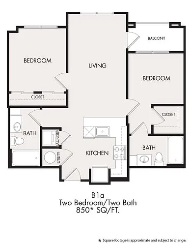 Floor plan B1a