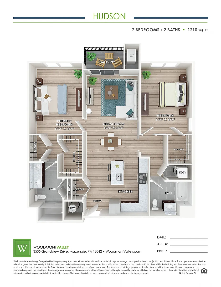 Floor plan Hudson