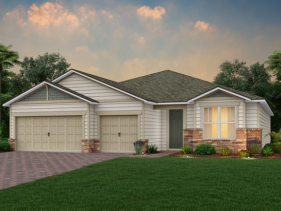 Craftsman with Stone Elevation C2 with Stone