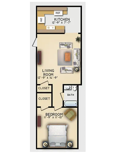 Floor plan 1S