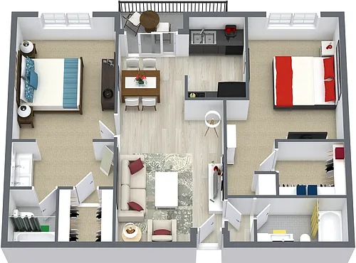Floor plan The Dover