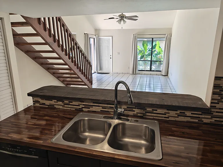 1st Floor living area from kitchen
