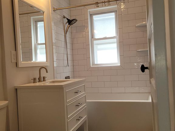 Bathroom with tile floor
