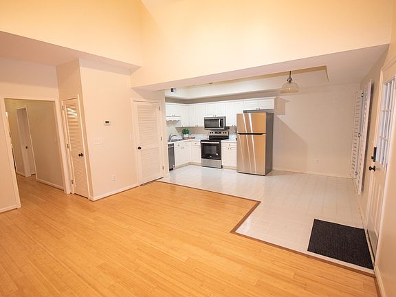 Spacious, eat-in kitchen with updated, stainless steel appliances and room for a dining table