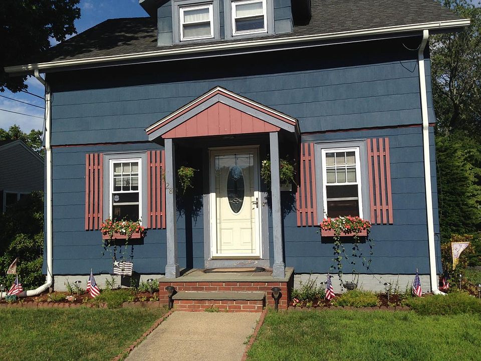 front of house in the spring