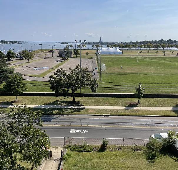 View of park.