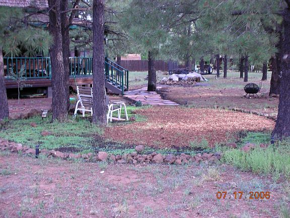 Part of BackYard 1/2Acre