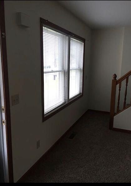 Standing at front door