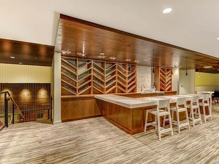 Wine club room for resident events and private parties