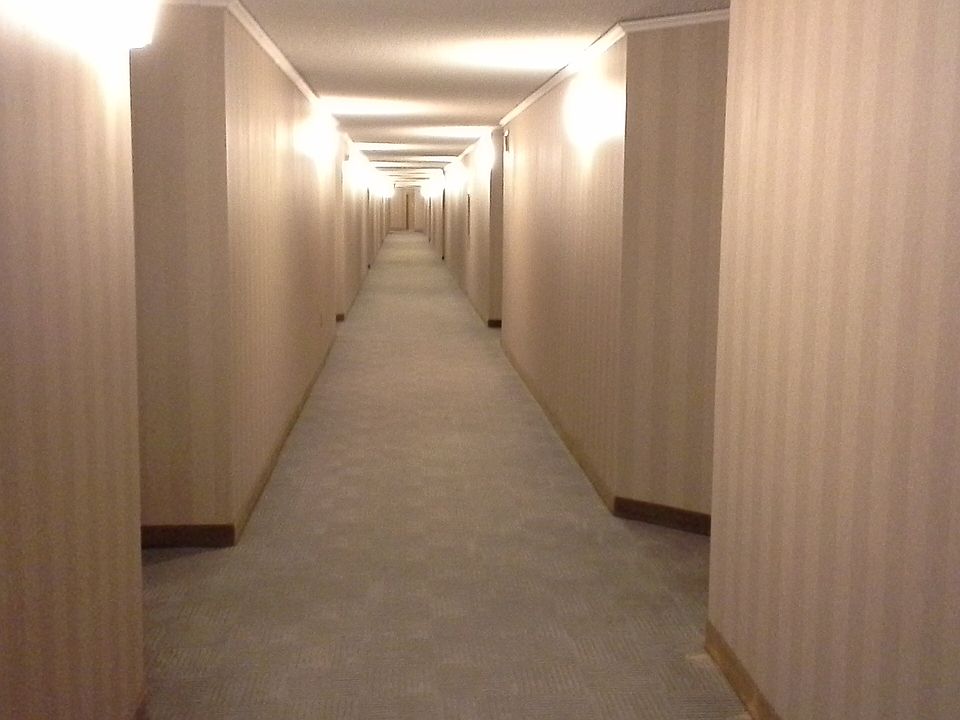 hallway leading to unit