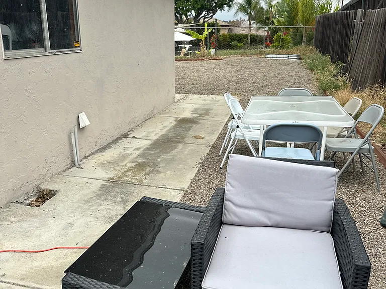 Gravelled Back Yard