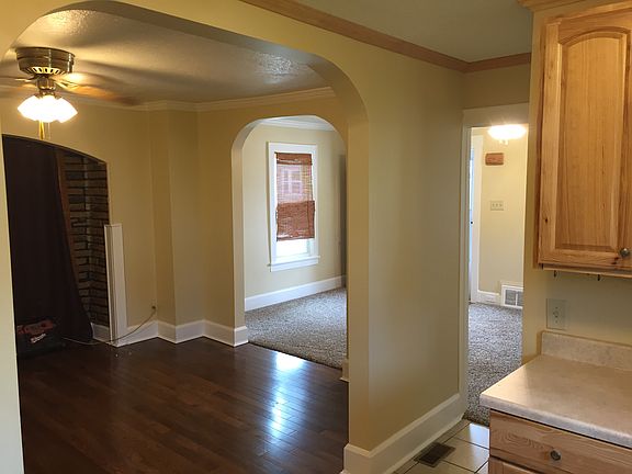 New wood floor Dining room