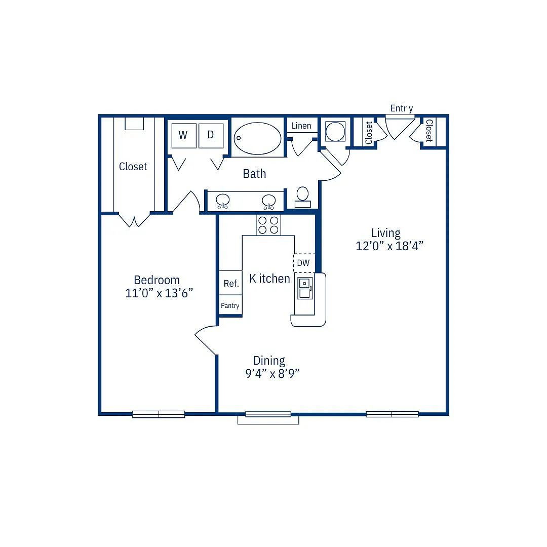 Floor plan 1-1 C1