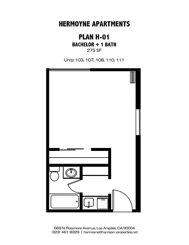 Floor plan H 01 BACH
