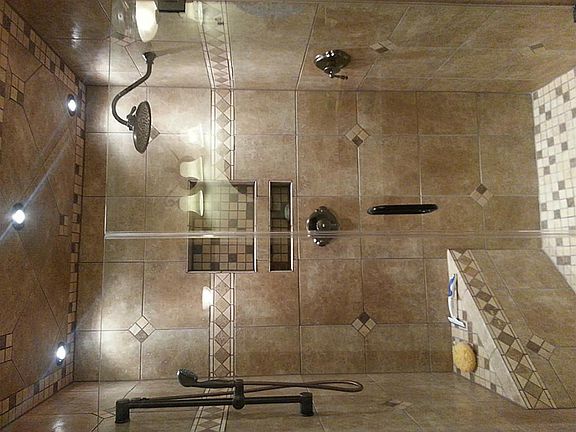 Sneak Preview of the Master Shower - Turn your head to the left! Wow!