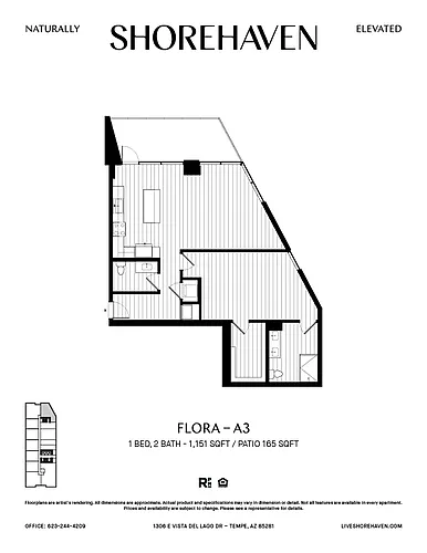 Floor plan Flora - A3