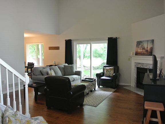 Living Room with Fireplace