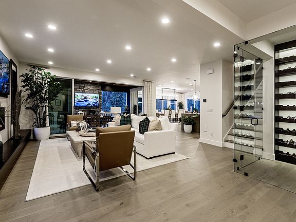 Open-concept great room is perfect for entertaining