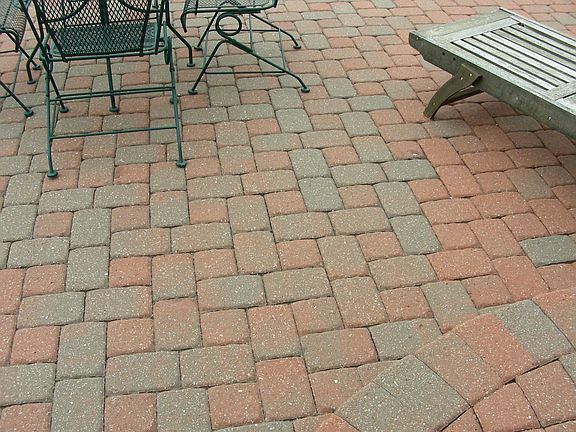 Back patio floor