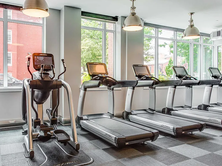 Fitness Center with Peloton Bikes