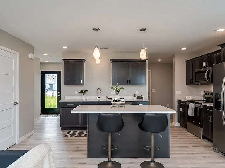 Island Seating. Open Concept.