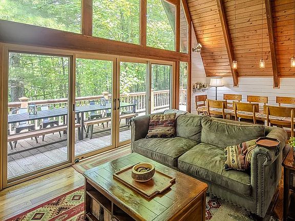 Open concept dining space