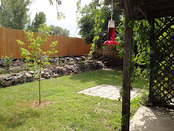 Private back yard