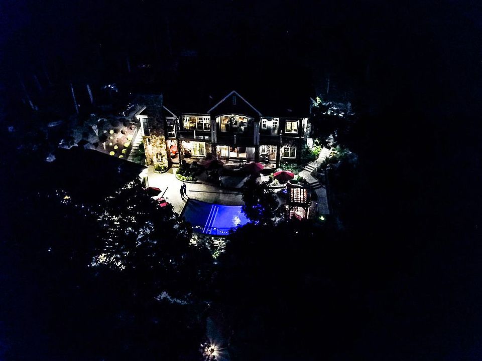 A nighttime view