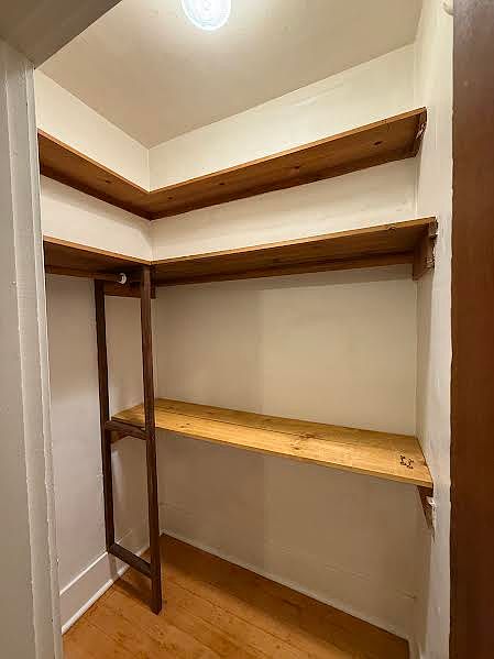 Walk in hall closet
