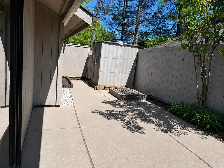 Enclosed patio and storage