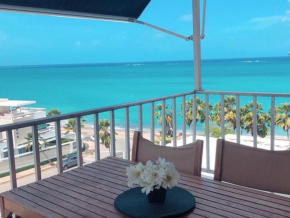 Balcony with ocean view