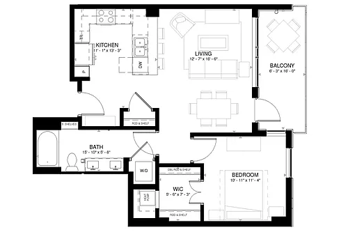 Floor plan Debut