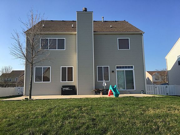 Large fenced in yard